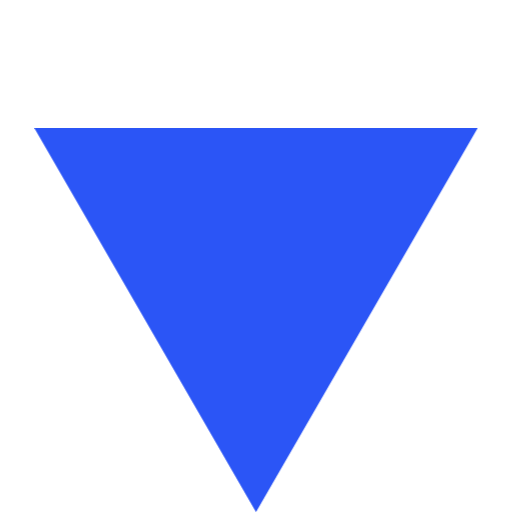 triangle pointing down