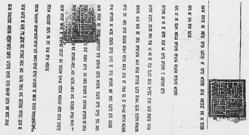 A manuscript copy of an imperial edict of the Yuan dynasty in ʼPhags-pa script